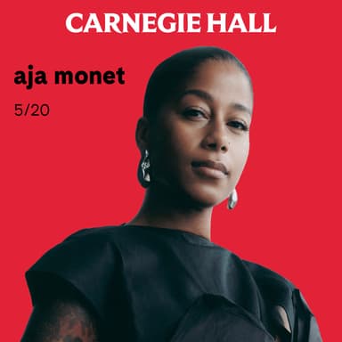 Poster of aja monet in New York.