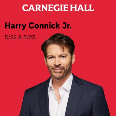 Poster of Harry Connick Jr. in New York.